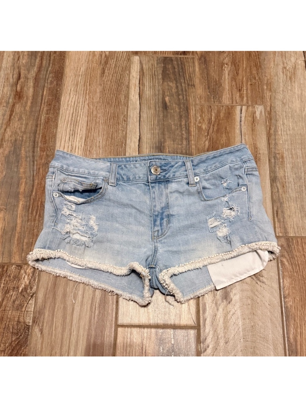 American Eagle Outfitters Pom Fringe Shortie Shorts